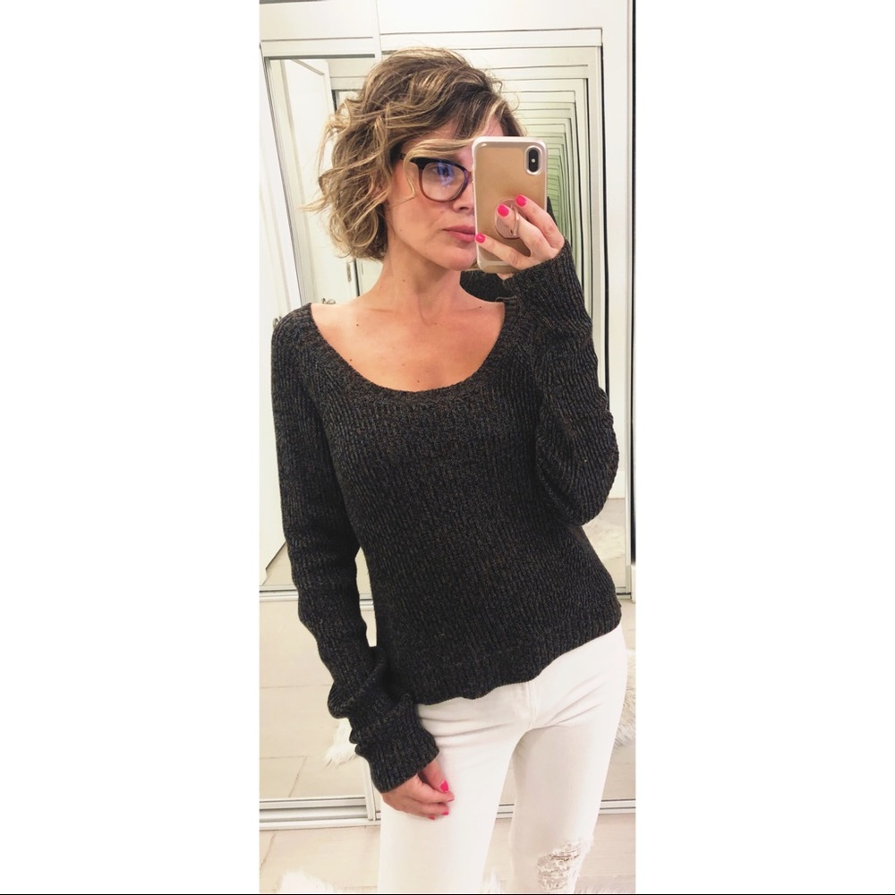 Peruvian Connection Scoop Neck Pima Cotton Sweater